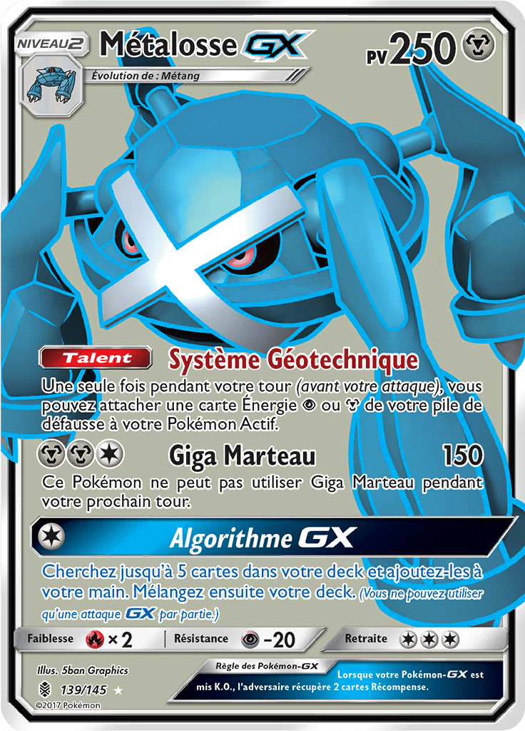 Métalosse GX - SL Gardiens Ascendants - 139 - GX Full Art