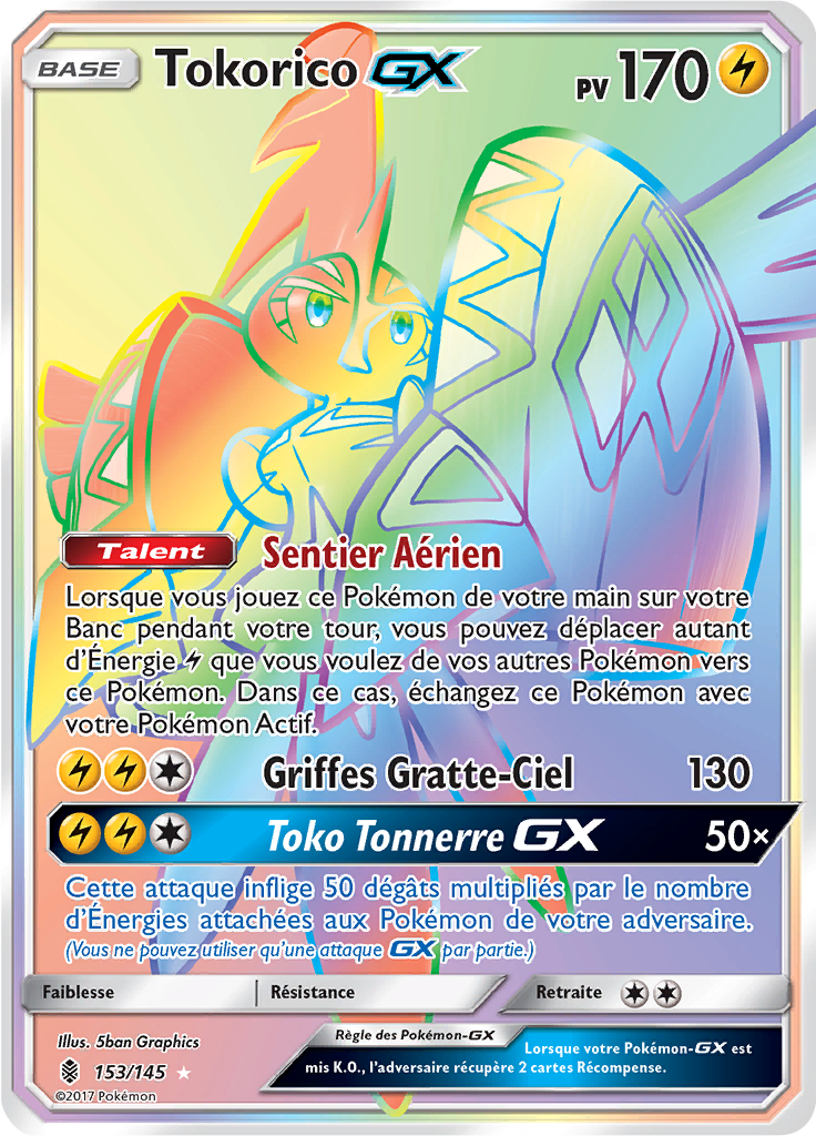 Tokorico GX - SL Gardiens Ascendants - 153 - Arc-en-ciel rare