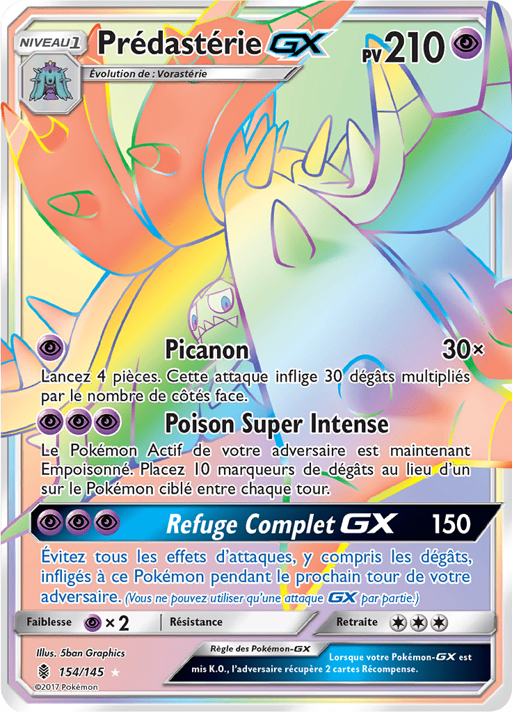 Prédastérie GX - SL Gardiens Ascendants - 154 - Arc-en-ciel rare