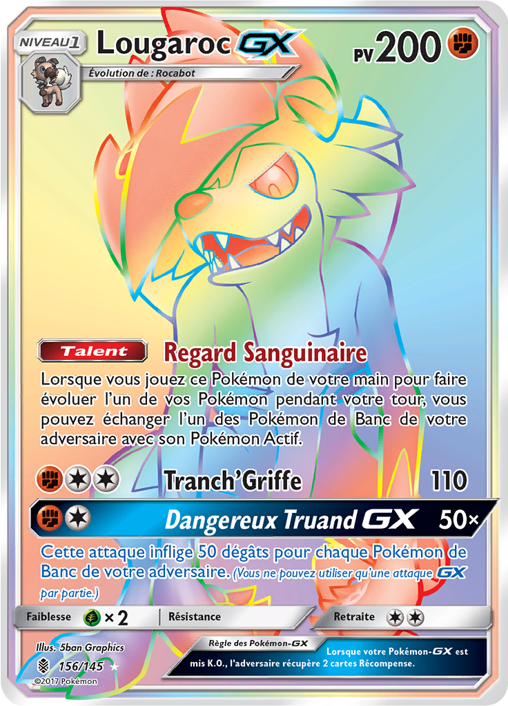 Lougaroc GX - SL Gardiens Ascendants - 156 - Arc-en-ciel rare