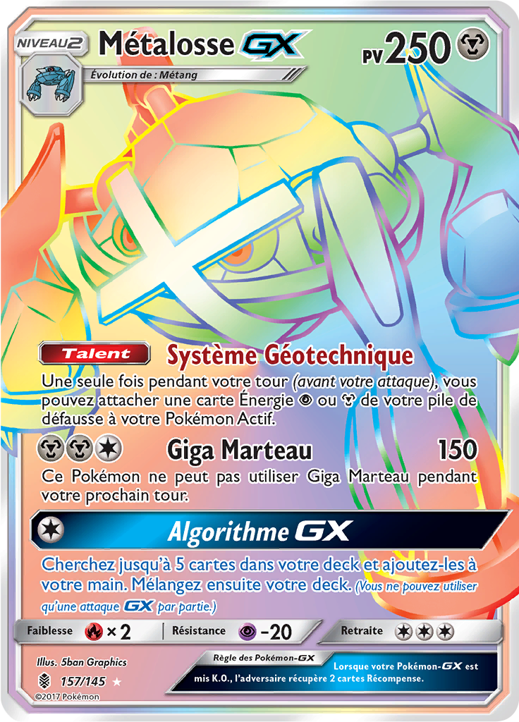 Métalosse GX - SL Gardiens Ascendants - 157 - Arc-en-ciel rare