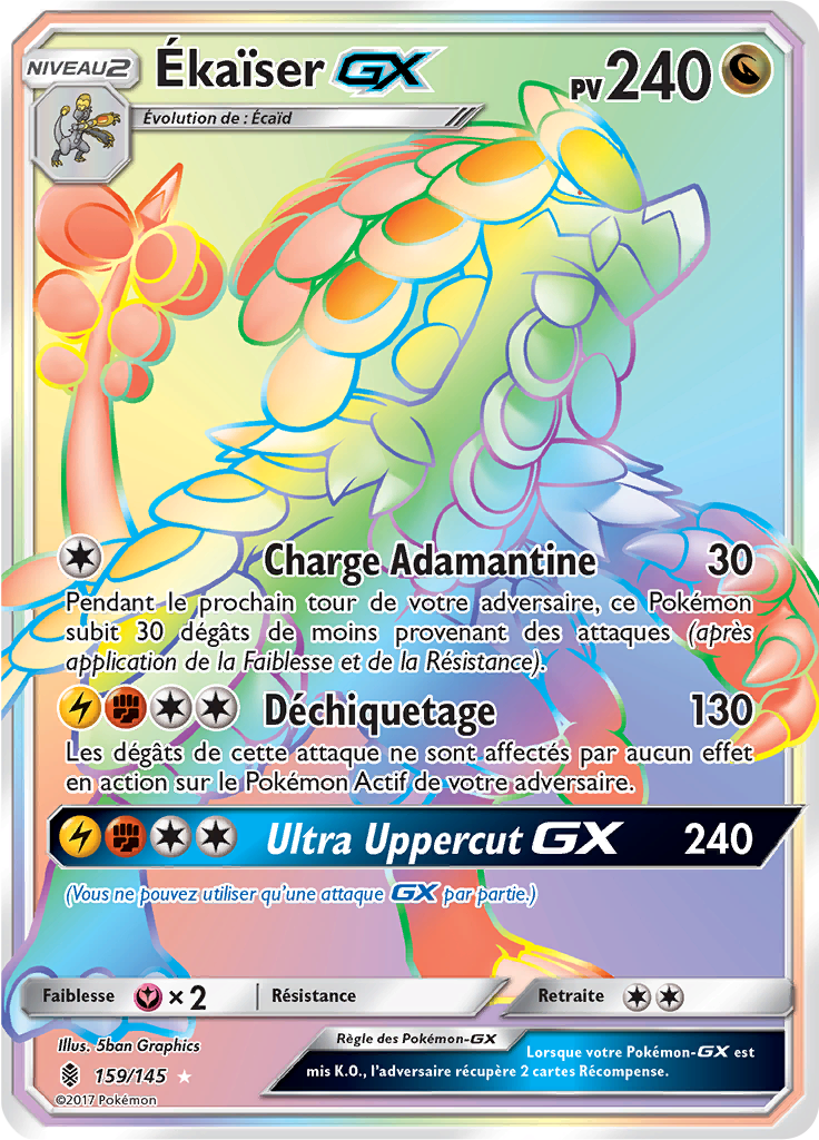 Ékaïser GX - SL Gardiens Ascendants - 159 - Arc-en-ciel rare