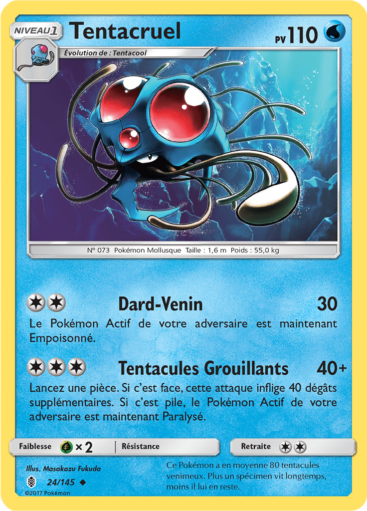 Tentacruel - SL Gardiens Ascendants - 024 - Peu commune