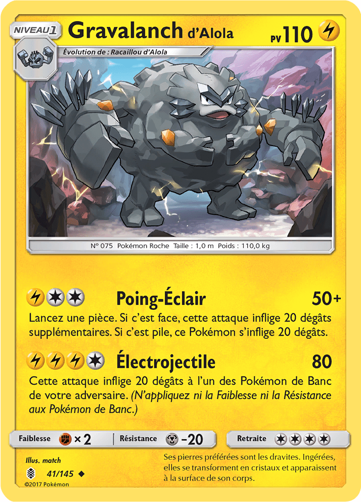 Gravalanch d'Alola - SL Gardiens Ascendants - 041 - Peu commune