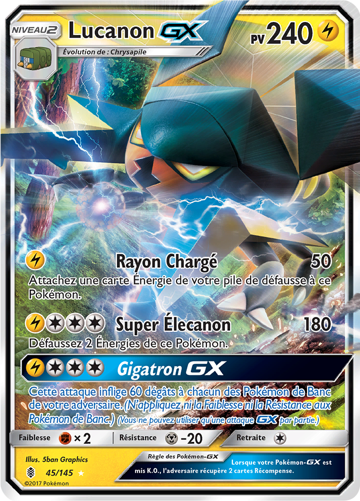Lucanon GX - SL Gardiens Ascendants - 045 - Holographique rare GX