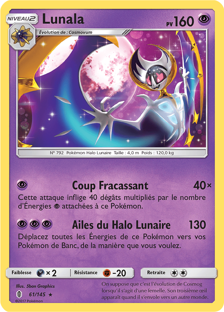Lunala - SL Gardiens Ascendants - 061 - Rare