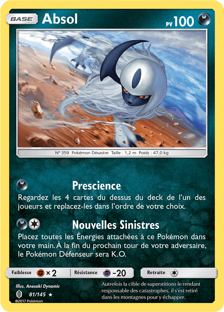 Absol - SL Gardiens Ascendants - 081 - Holographique rare