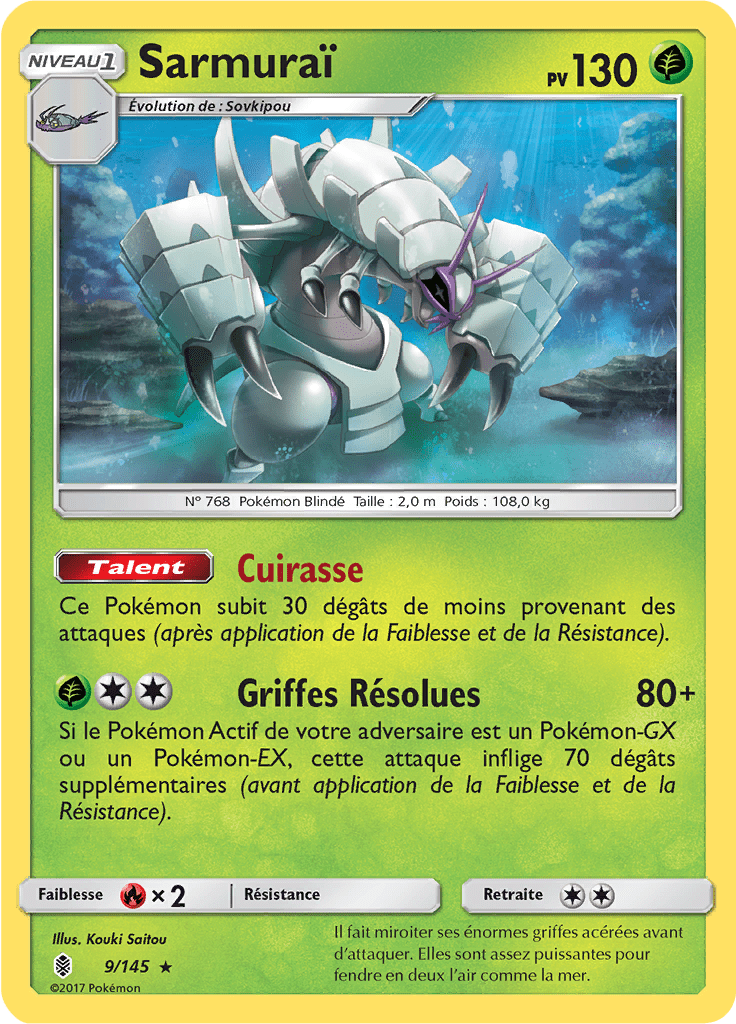 Sarmuraï - SL Gardiens Ascendants - 009 - Holographique rare