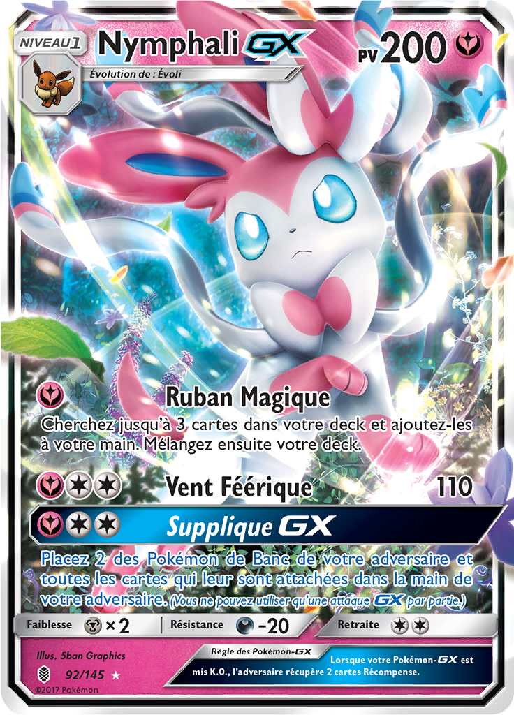 Nymphali GX - SL Gardiens Ascendants - 092 - Holographique rare GX