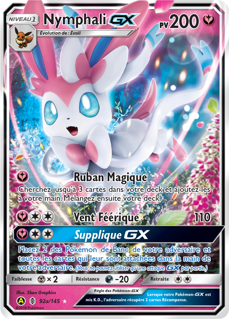 Nymphali GX - SL Gardiens Ascendants - 92a - Carte alternative