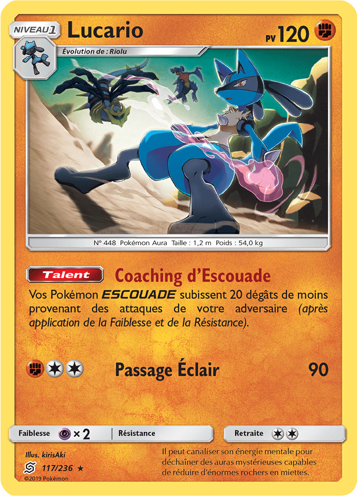 Lucario - SL Harmonie des Esprits - 117 - Rare