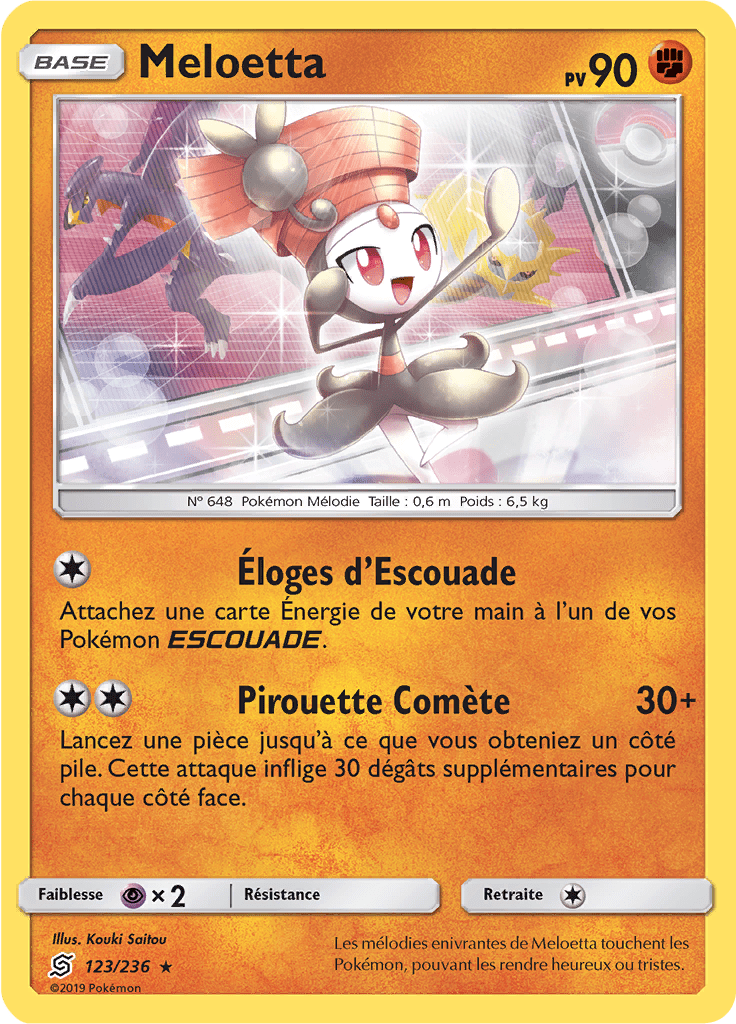Meloetta - SL Harmonie des Esprits - 123 - Rare