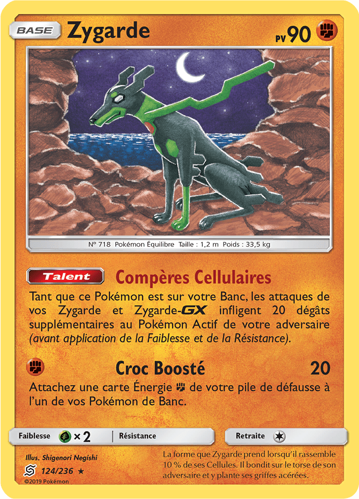 Zygarde - SL Harmonie des Esprits - 124 - Rare