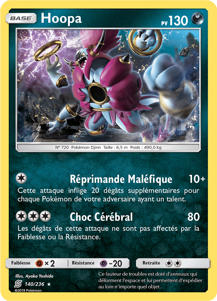 Hoopa - SL Harmonie des Esprits - 140 - Holographique rare