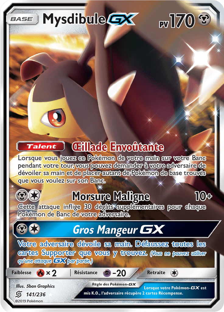 Mysdibule GX - SL Harmonie des Esprits - 141 - Holographique rare GX