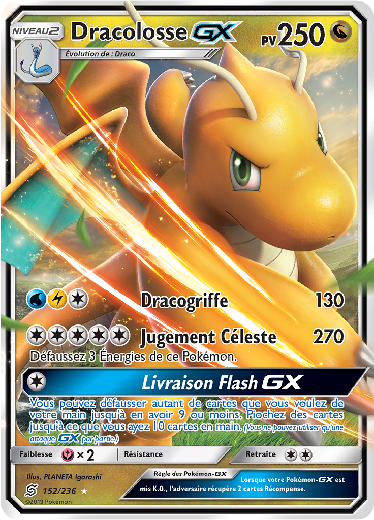 Dracolosse GX - SL Harmonie des Esprits - 152 - Holographique rare GX