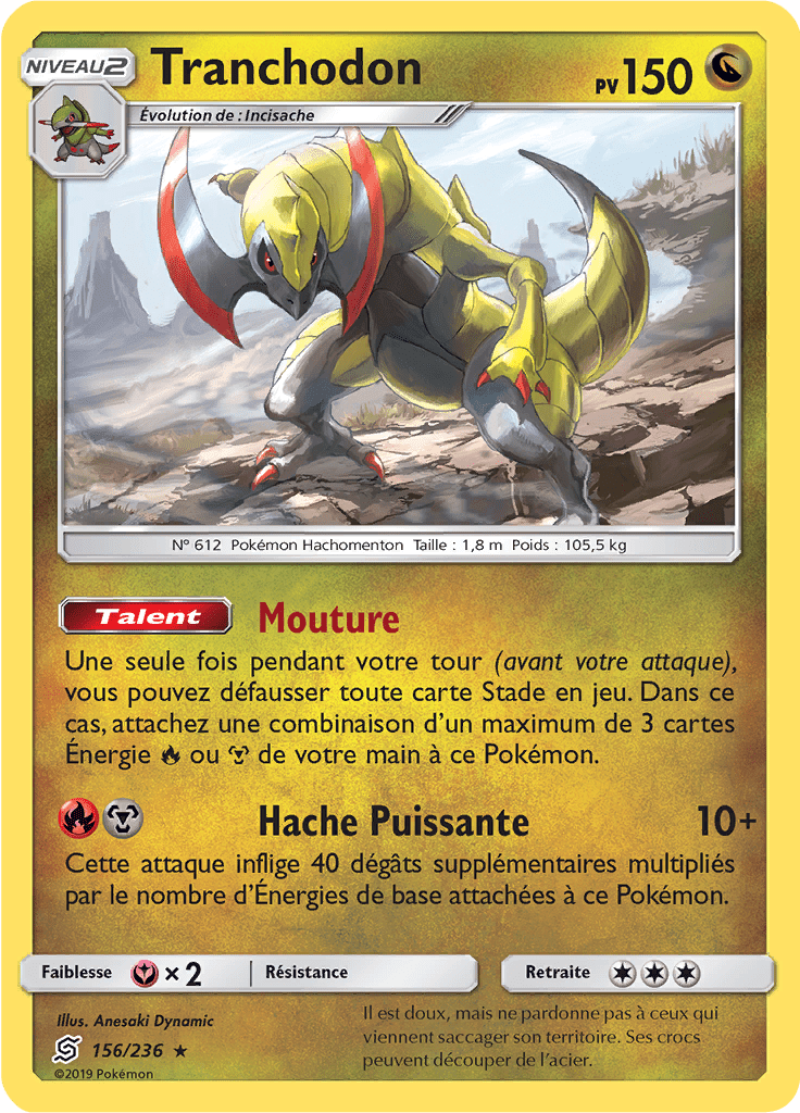 Tranchodon - SL Harmonie des Esprits - 156 - Holographique rare