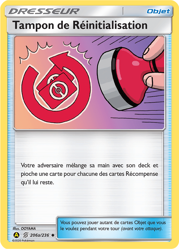Tampon de Réinitialisation - SL Harmonie des Esprits - 206a - Carte alternative