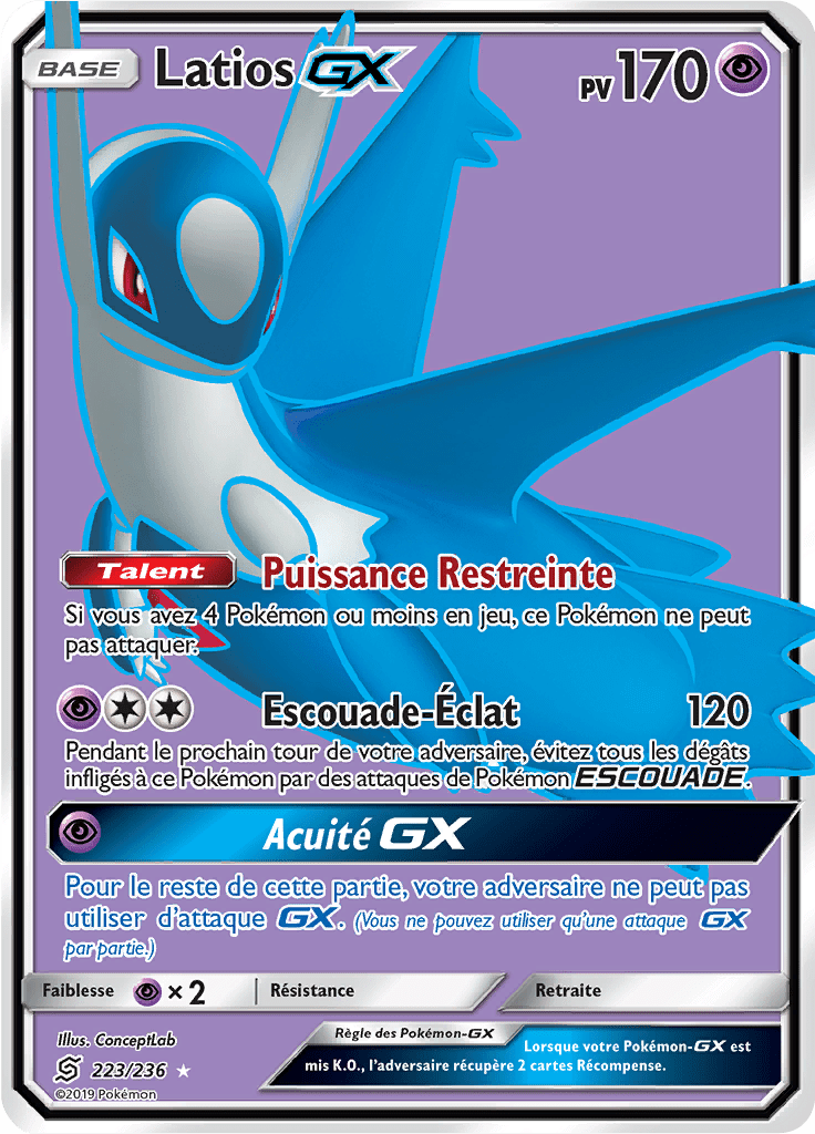 Latios GX - SL Harmonie des Esprits - 223 - GX Full Art
