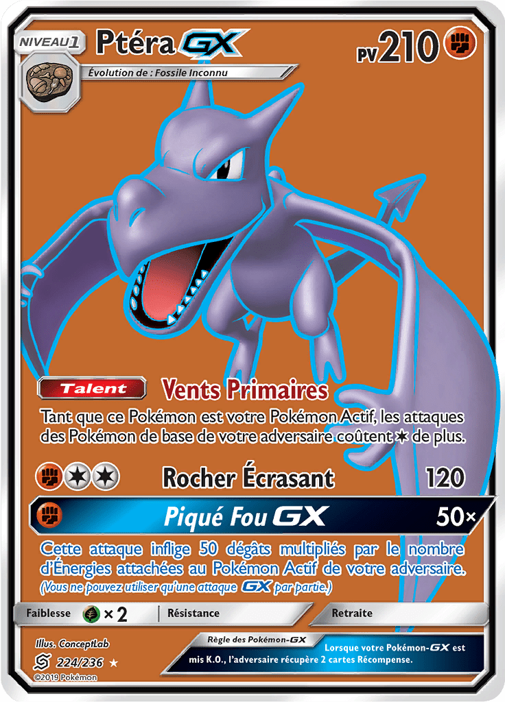 Ptéra GX - SL Harmonie des Esprits - 224 - GX Full Art