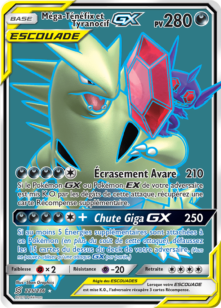 Méga-Ténéfix et Tyranocif GX - SL Harmonie des Esprits - 225 - GX Full Art