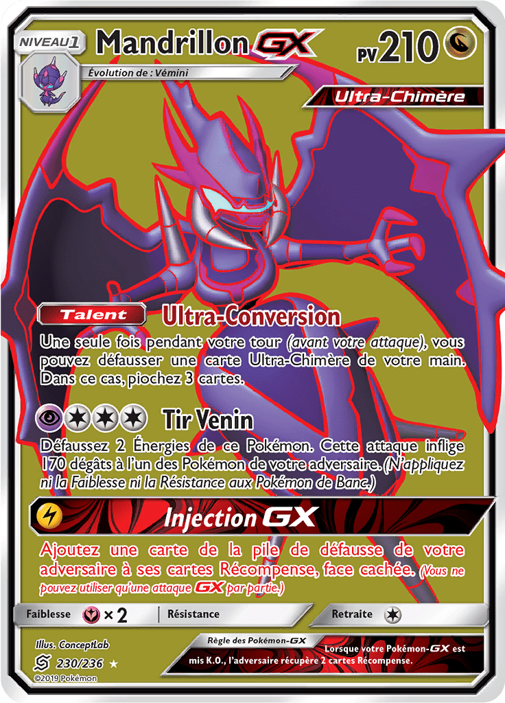 Mandrillon GX - SL Harmonie des Esprits - 230 - GX Full Art