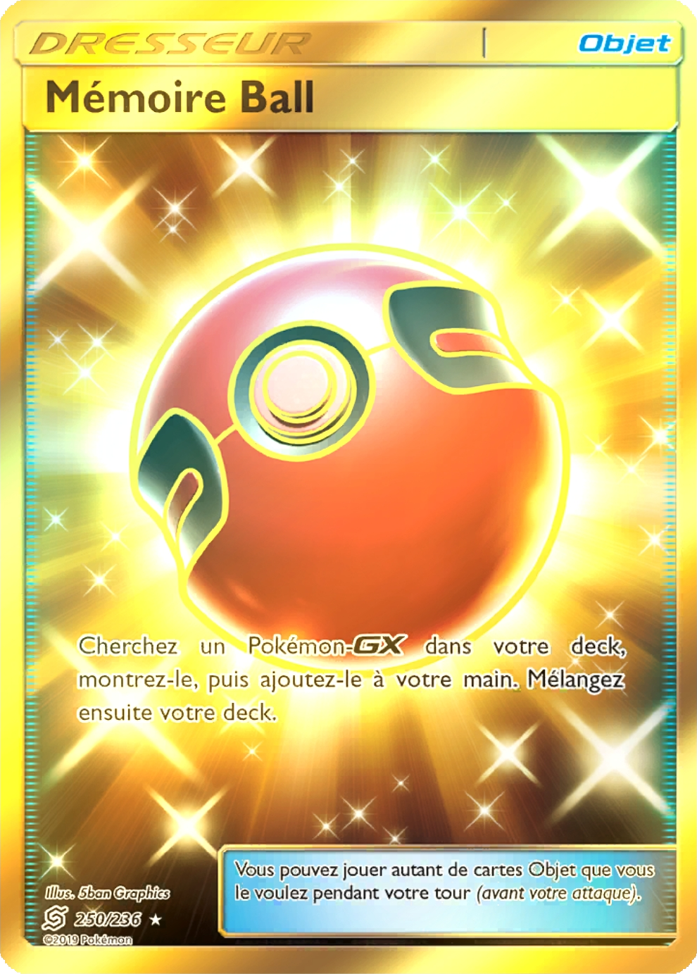 Mémoire Ball - SL Harmonie des Esprits - 250 - Trainer gold