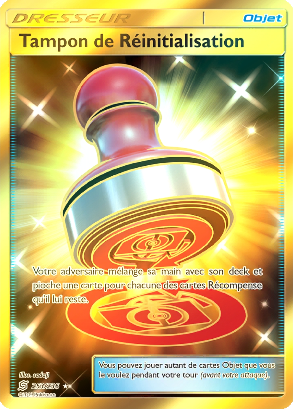 Tampon de Réinitialisation - SL Harmonie des Esprits - 253 - Trainer gold