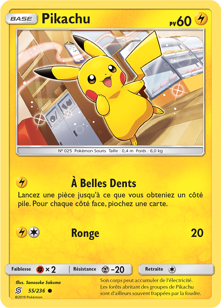 Pikachu - SL Harmonie des Esprits - 055 - Commune