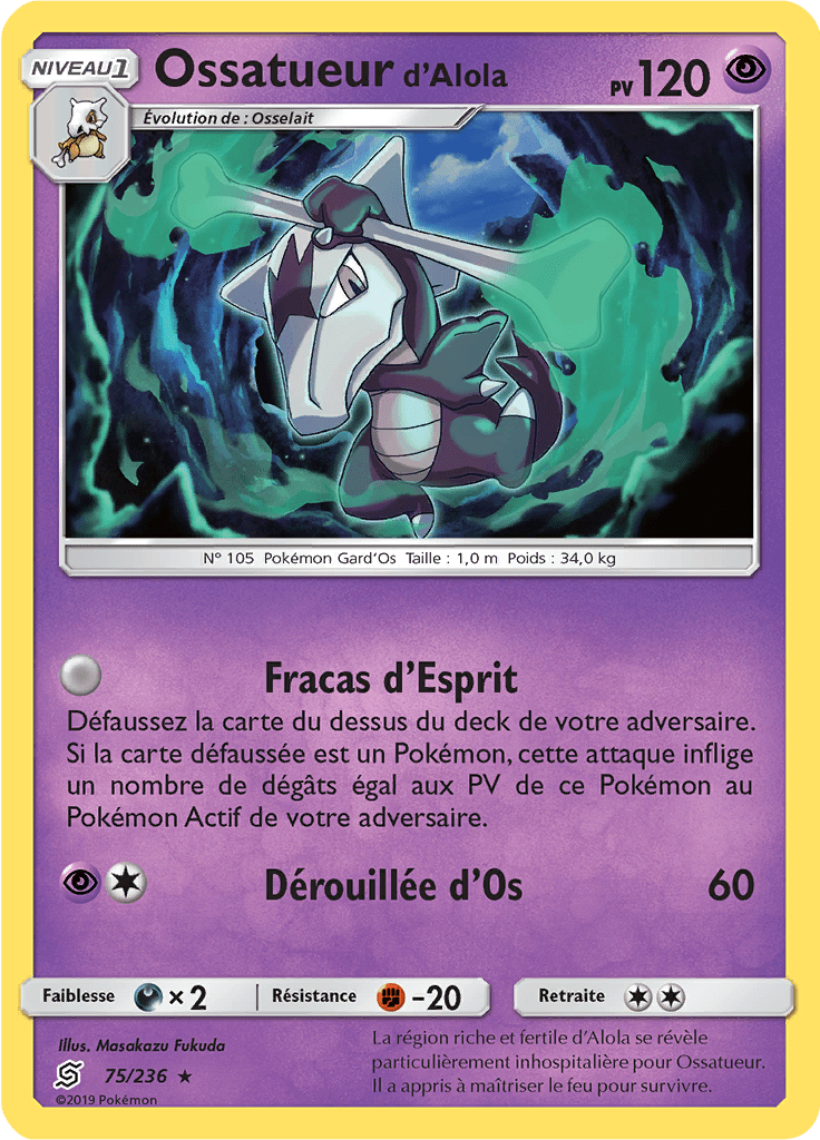 Ossatueur d'Alola - SL Harmonie des Esprits - 075 - Rare