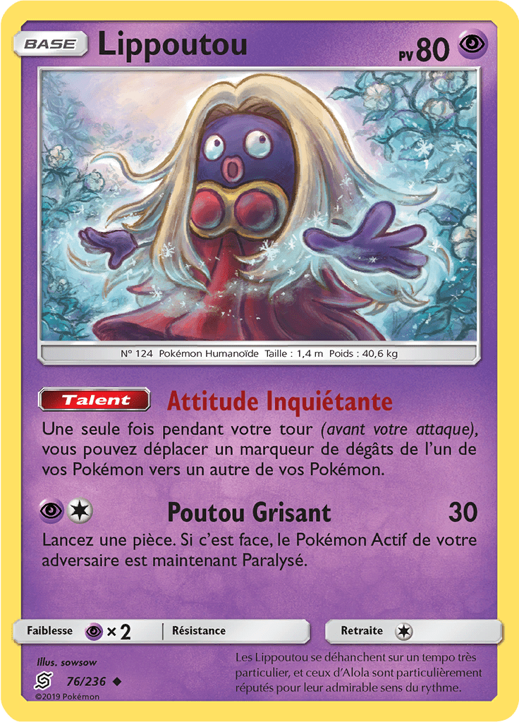 Lippoutou - SL Harmonie des Esprits - 076 - Peu commune