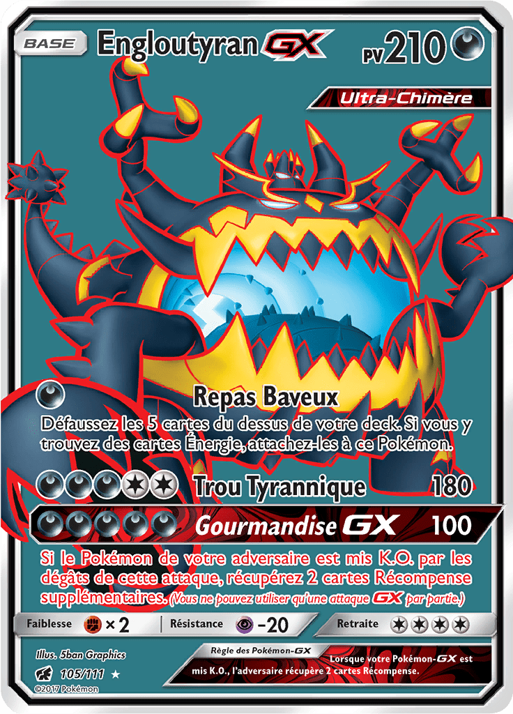 Engloutyran GX - SL Invasion Carmin - 105 - GX Full Art