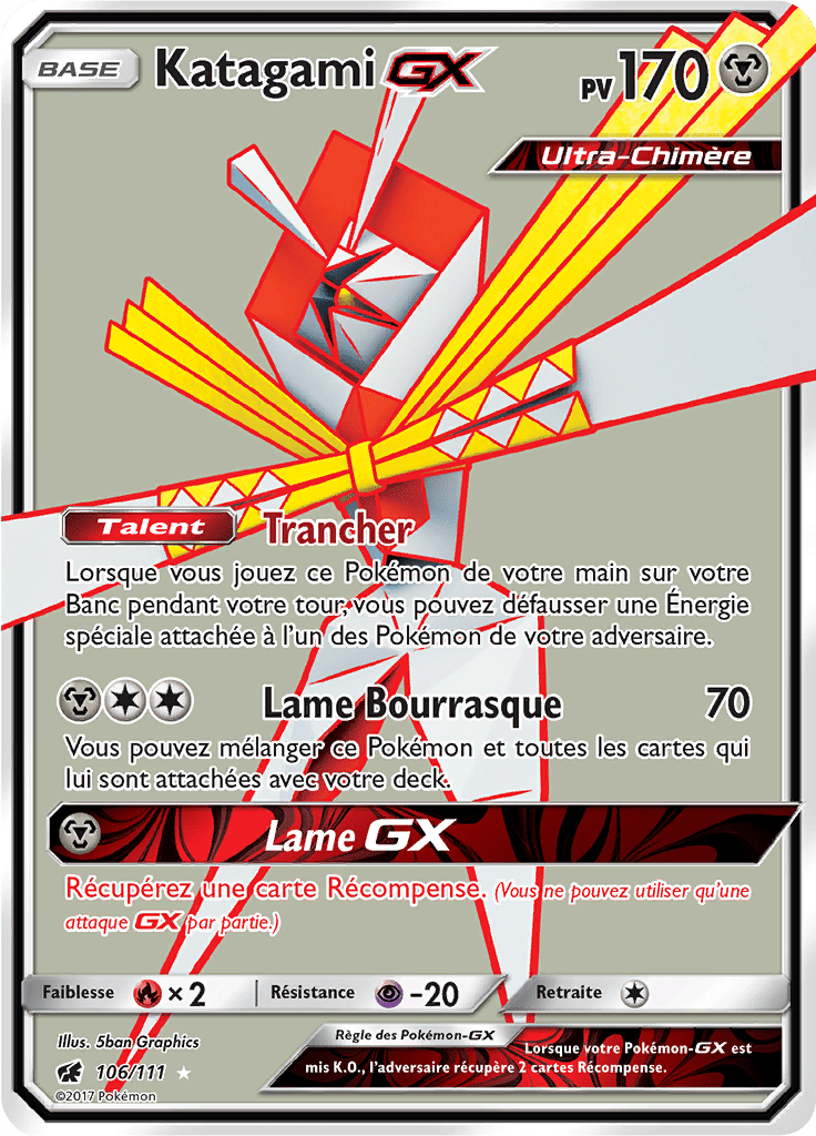 Katagami GX - SL Invasion Carmin - 106 - GX Full Art