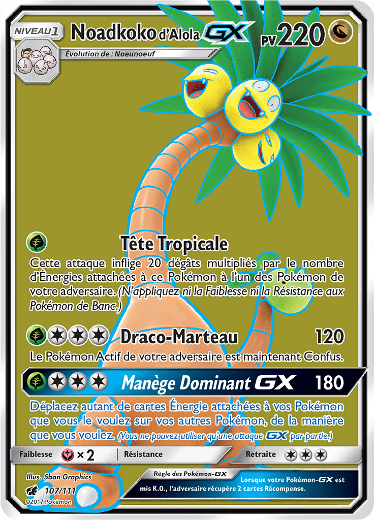 Noadkoko d'Alola GX - SL Invasion Carmin - 107 - GX Full Art