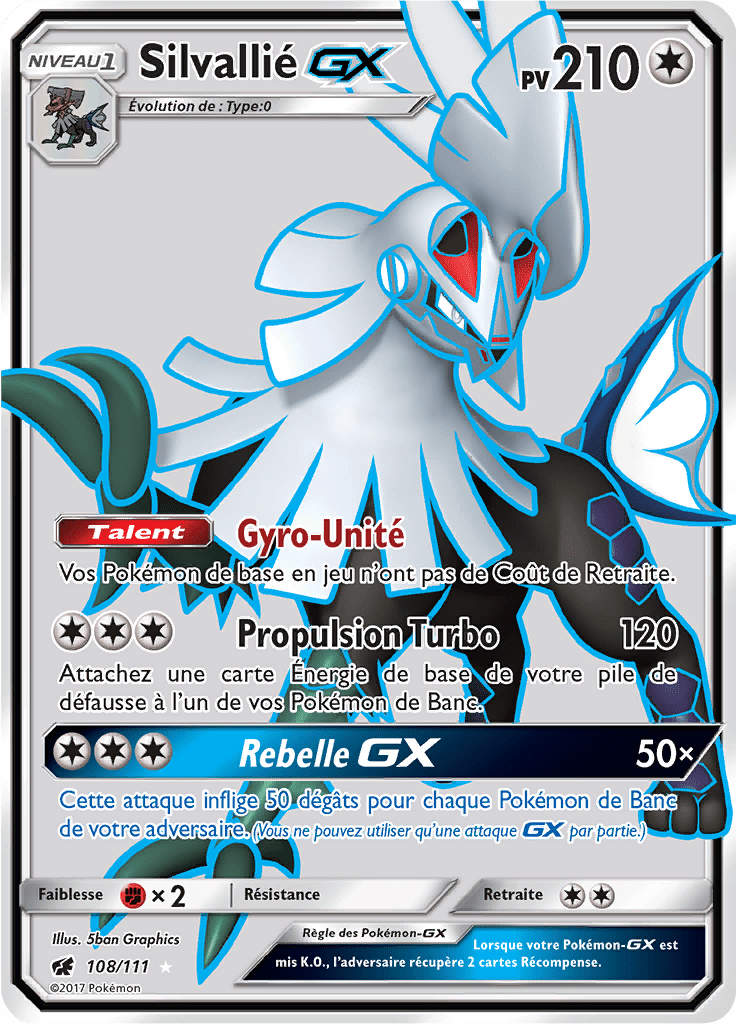Silvallié GX - SL Invasion Carmin - 108 - GX Full Art