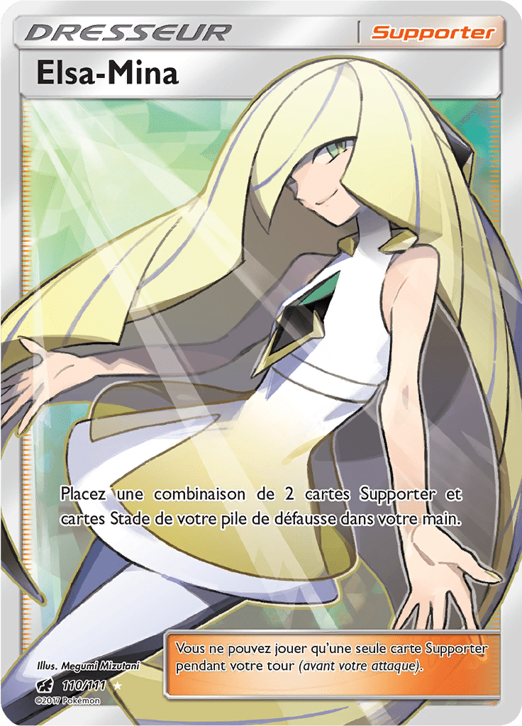 Elsa-Mina - SL Invasion Carmin - 110 - Trainer Full Art