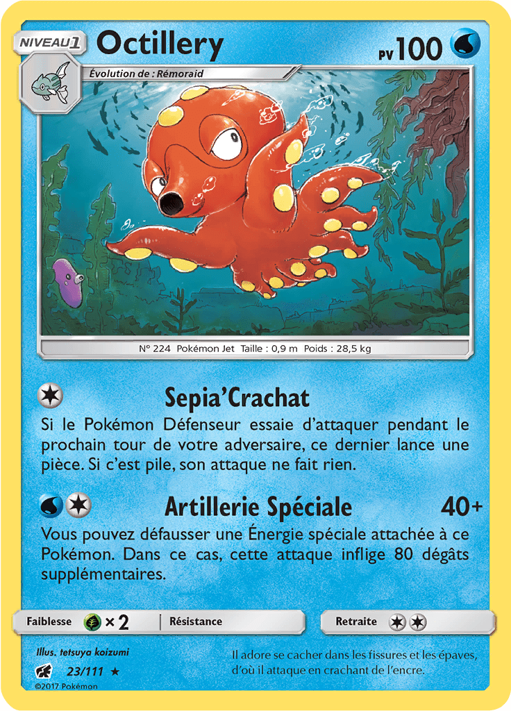 Octillery - SL Invasion Carmin - 023 - Rare