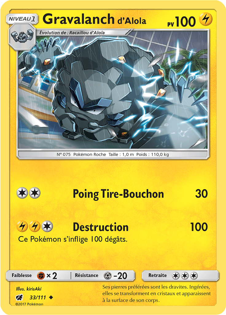 Gravalanch d'Alola - SL Invasion Carmin - 033 - Peu commune