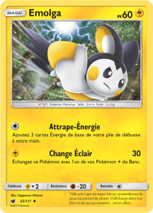 Emolga - SL Invasion Carmin - 035 - Peu commune