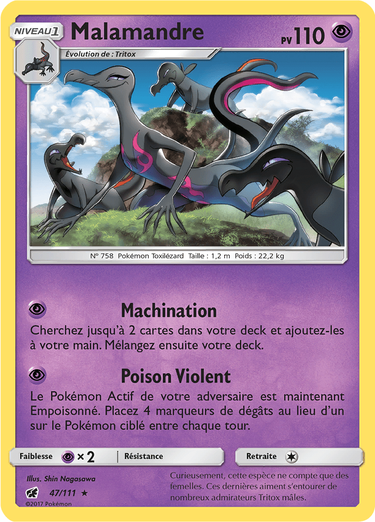 Malamandre - SL Invasion Carmin - 047 - Holographique rare
