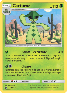 Cacturne - SL Invasion Carmin - 006 - Rare