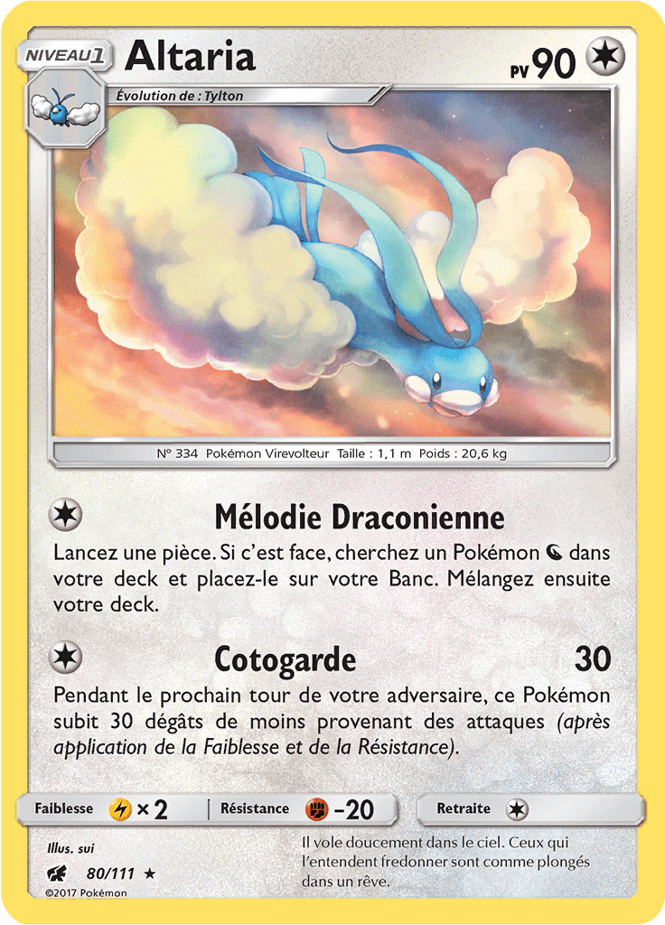 Altaria - SL Invasion Carmin - 080 - Rare