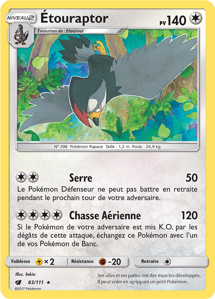 Étouraptor - SL Invasion Carmin - 083 - Rare