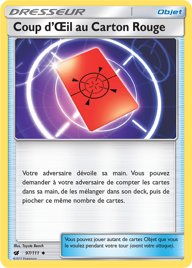 Coup d'Œil au Carton Rouge - SL Invasion Carmin - 097 - Peu commune