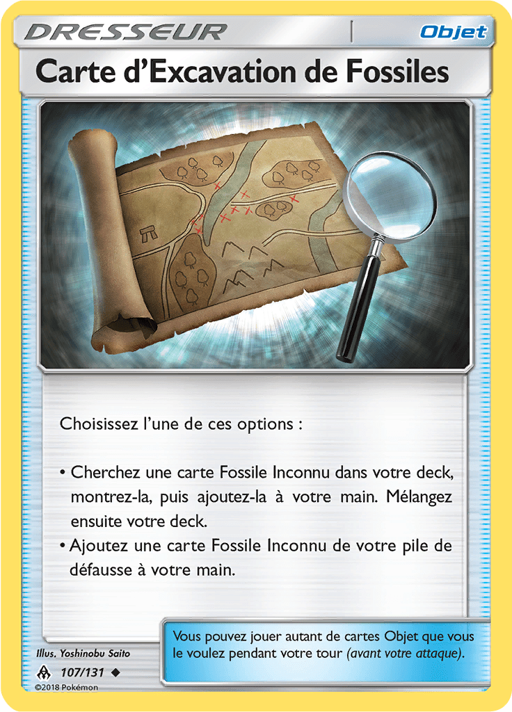 Carte d'Excavation de Fossiles - SL Lumière Interdite - 107 - Peu commune