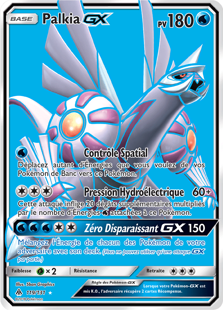 Palkia GX - SL Lumière Interdite - 119 - GX Full Art