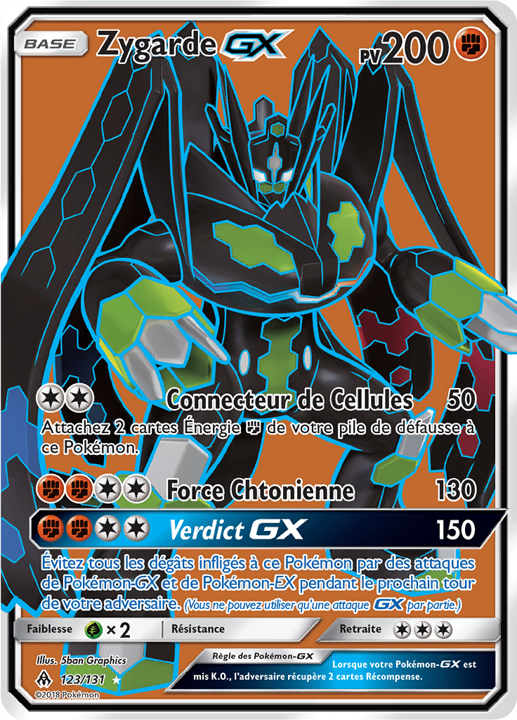 Zygarde GX - SL Lumière Interdite - 123 - GX Full Art