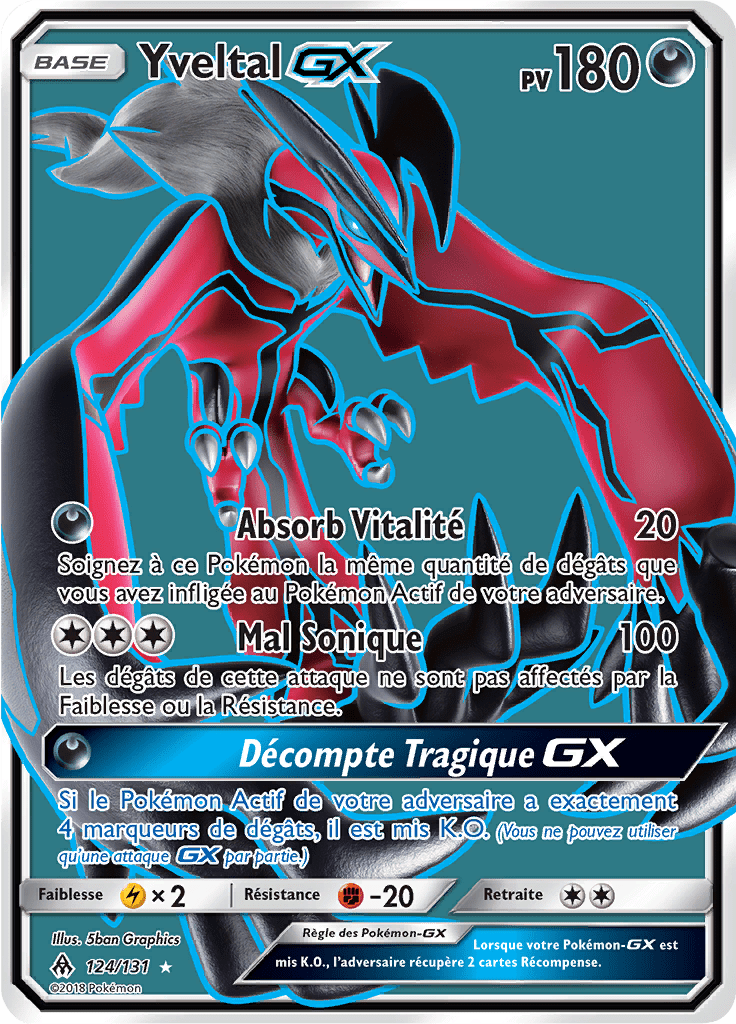 Yveltal GX - SL Lumière Interdite - 124 - GX Full Art