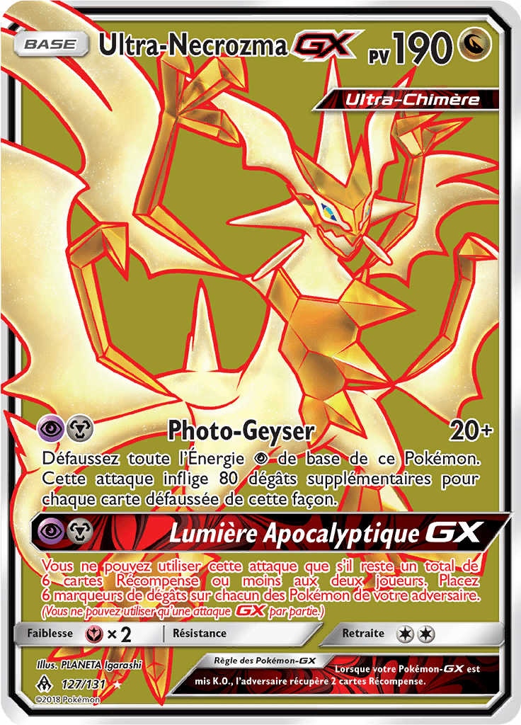 Ultra-Necrozma GX - SL Lumière Interdite - 127 - GX Full Art