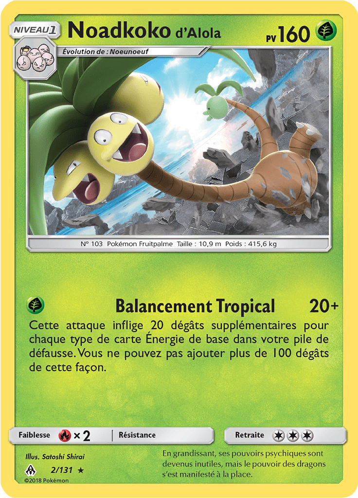 Noadkoko d'Alola - SL Lumière Interdite - 002 - Rare